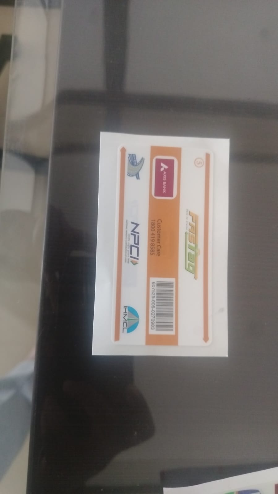 Axis bank V5 tag