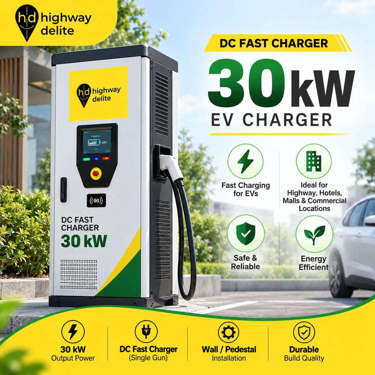 Highway Delite 30 kW DC Fast EV Charger