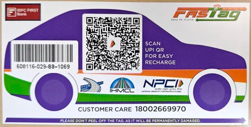IDFC FASTag – Class 4 (Car / Jeep / Van)