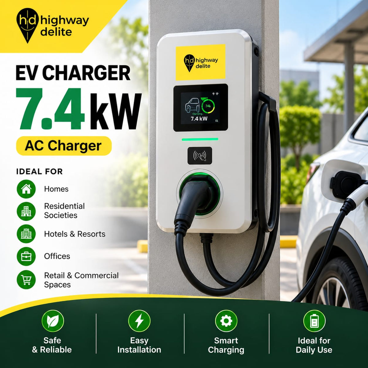 Highway Delite 7.4 kW AC EV Charger