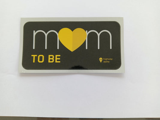 Mom To Be Car Sticker