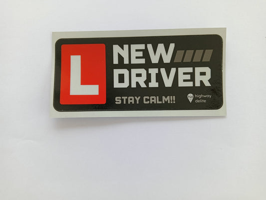 New Driver Car Sticker