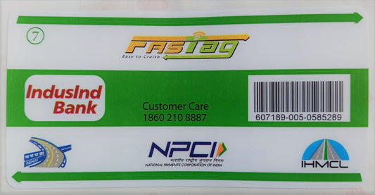IndusInd FASTag – Class 7 (Bus / Truck)